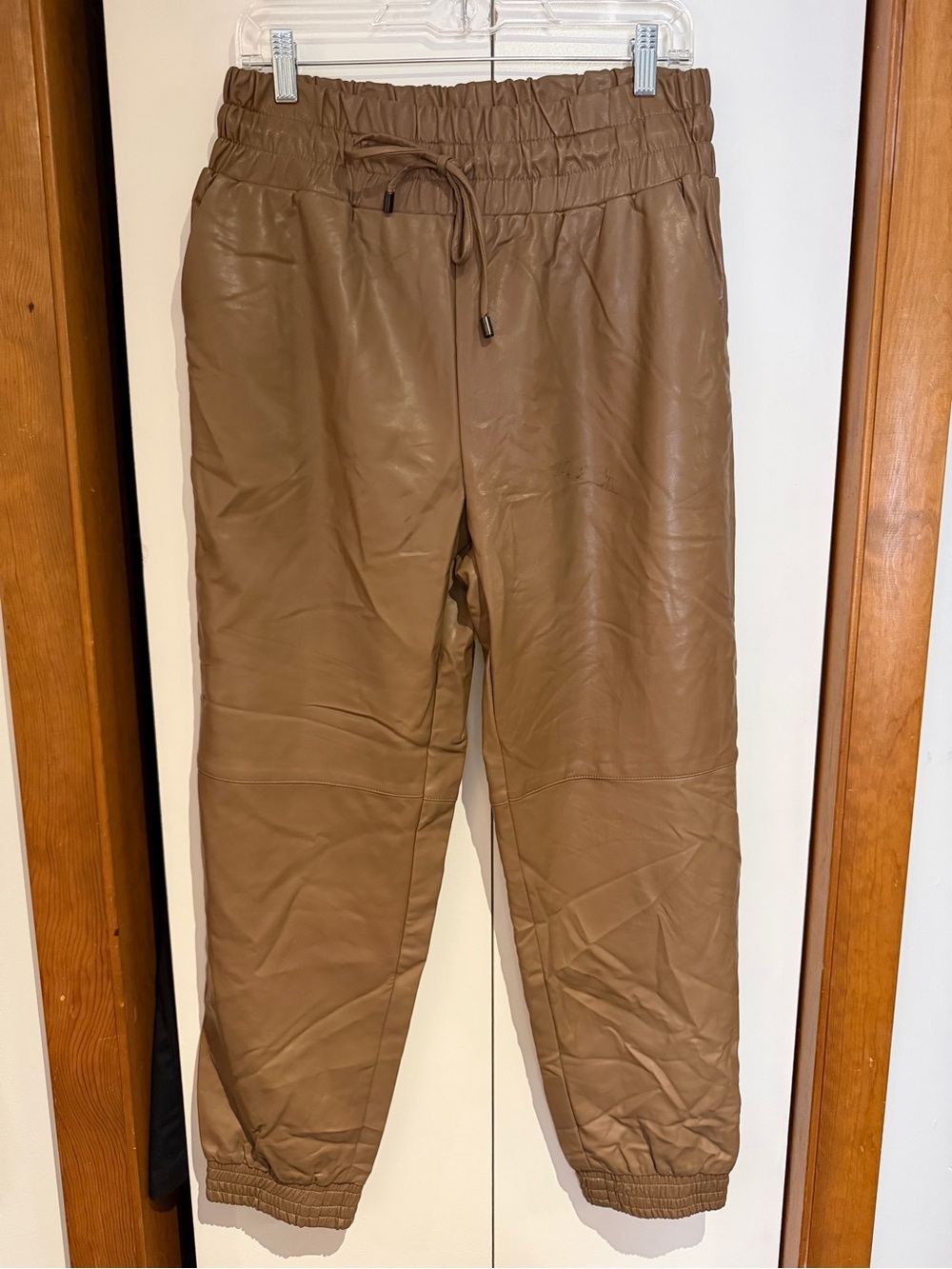 do+Be Faux Leather Joggers from Fab’rik Boutique Women’s - Size Large